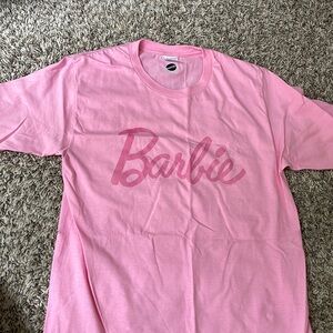NWOT adult pink Barbie shirt, size small, never worn!